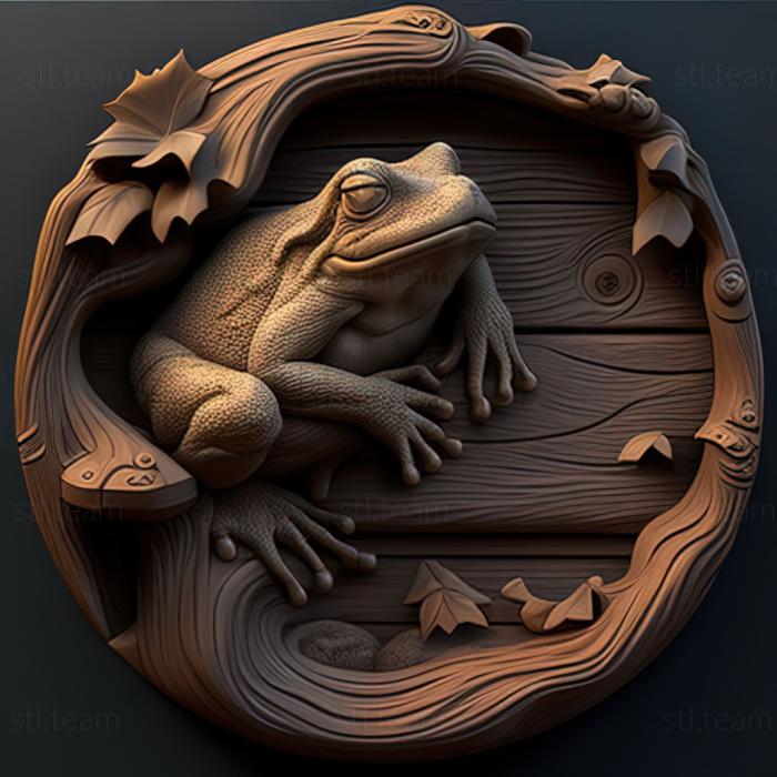 3D model One froggy evening (STL)